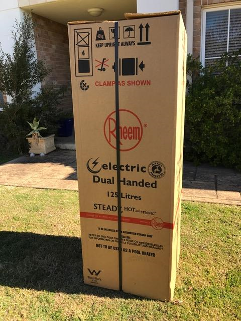 Rheem 491125 125L Electric Hot Water System Delivery