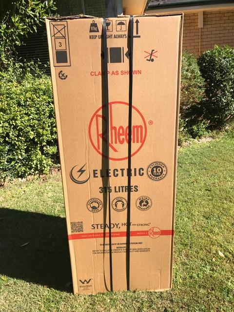 Rheem 491315 315L Electric Hot Water System Delivery