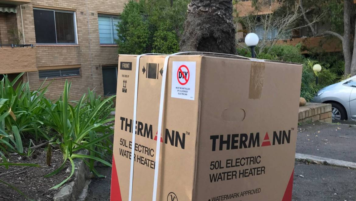 Thermann 50THM136 50ltr Electric Hot Water System Delivery