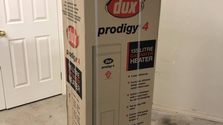 Dux 135ZB4N 135ltr Gas Hot Water System Delivery