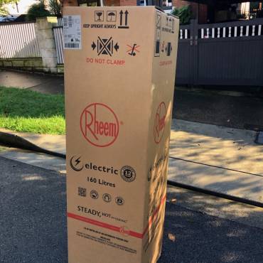 Rheem 491160 160L Electric Hot Water System Delivery