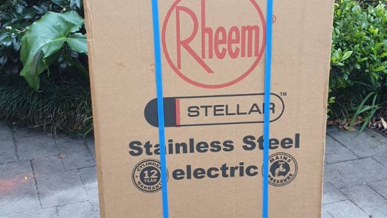 Rheem 4A1250 250L Stainless Steel Electric Hot Water System Delivery